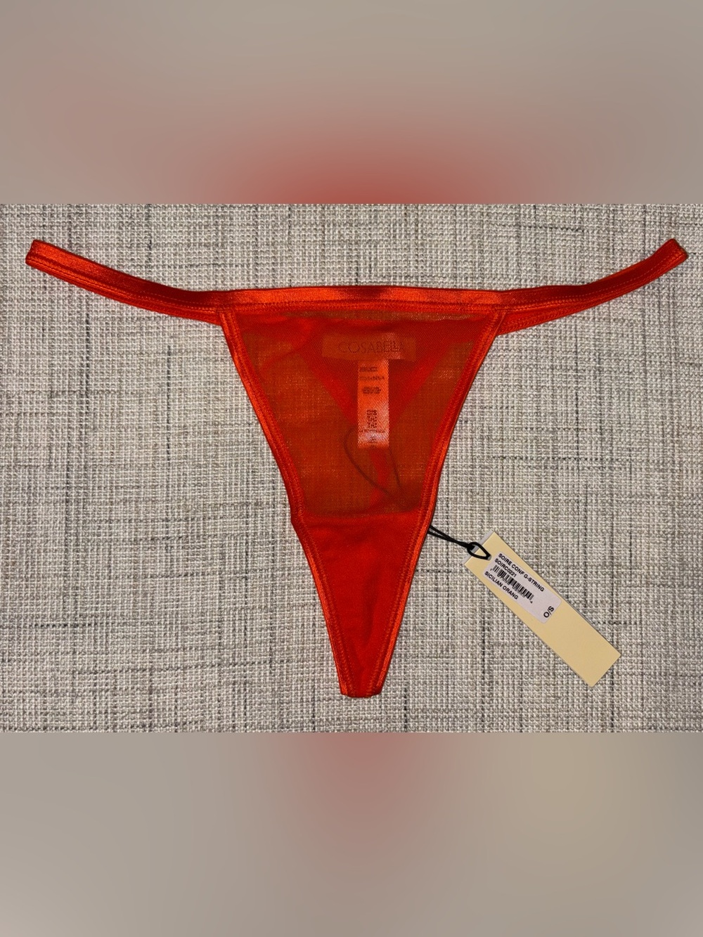 Cosabella Soire Confidence G-String in Sicilian Orange Size One Size (O/S) NWT